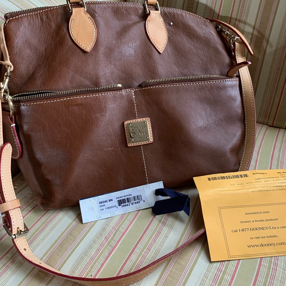 Dooney & Bourke Brown Leather Women's Bag-lightly used, very clean inside